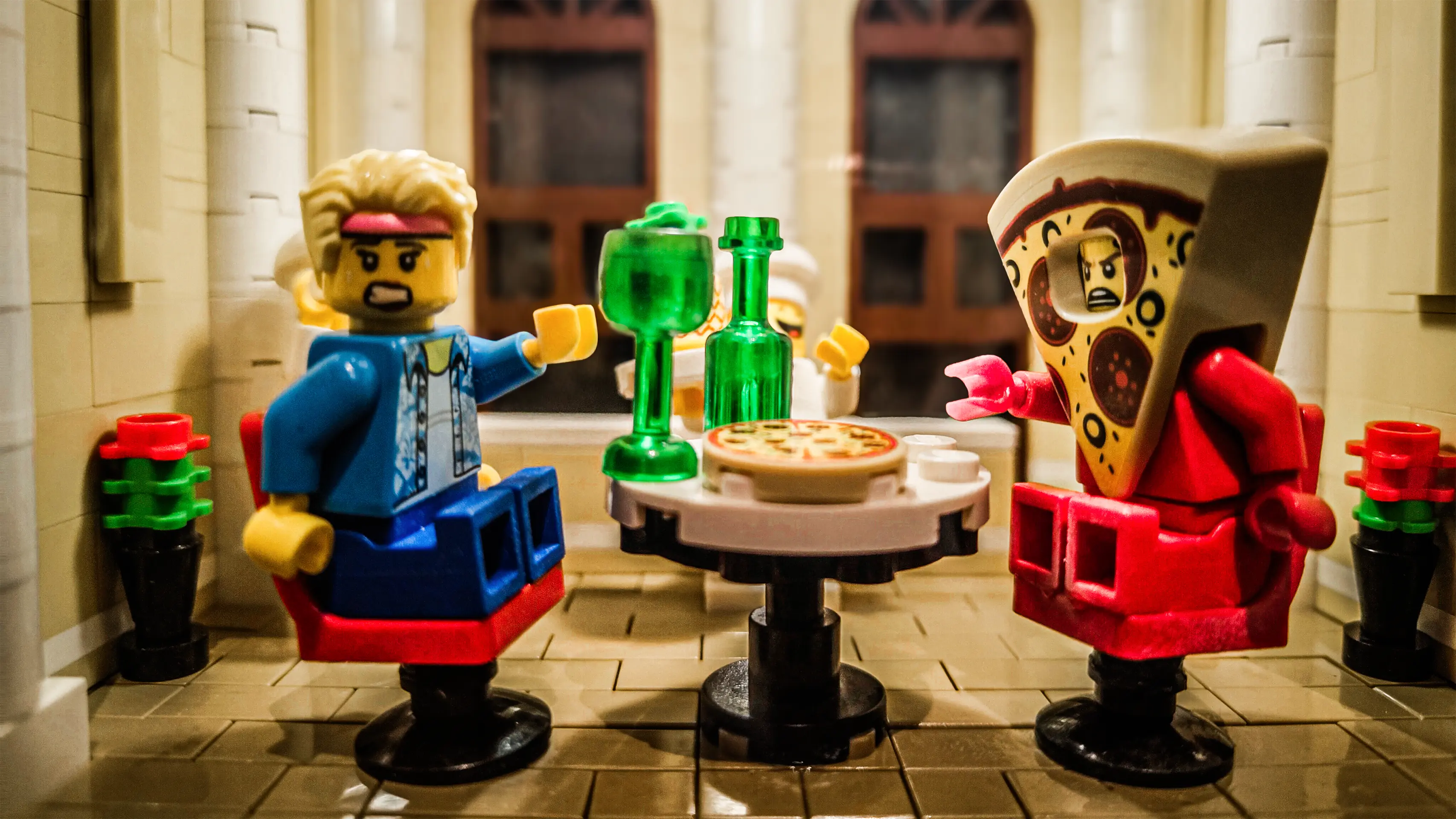 Lego creation from the Relics Exhibitions