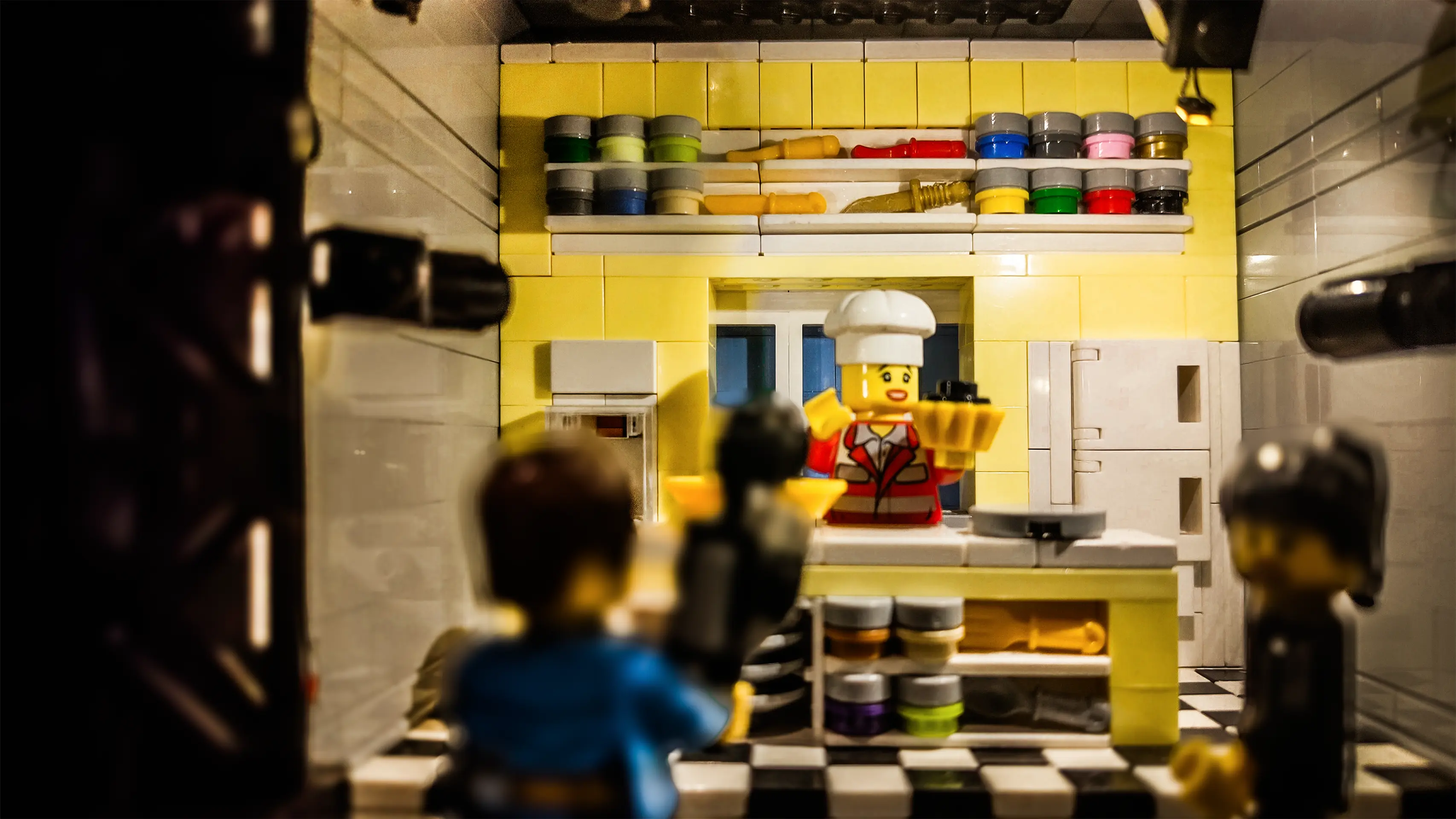 Lego creation from the Relics Exhibitions