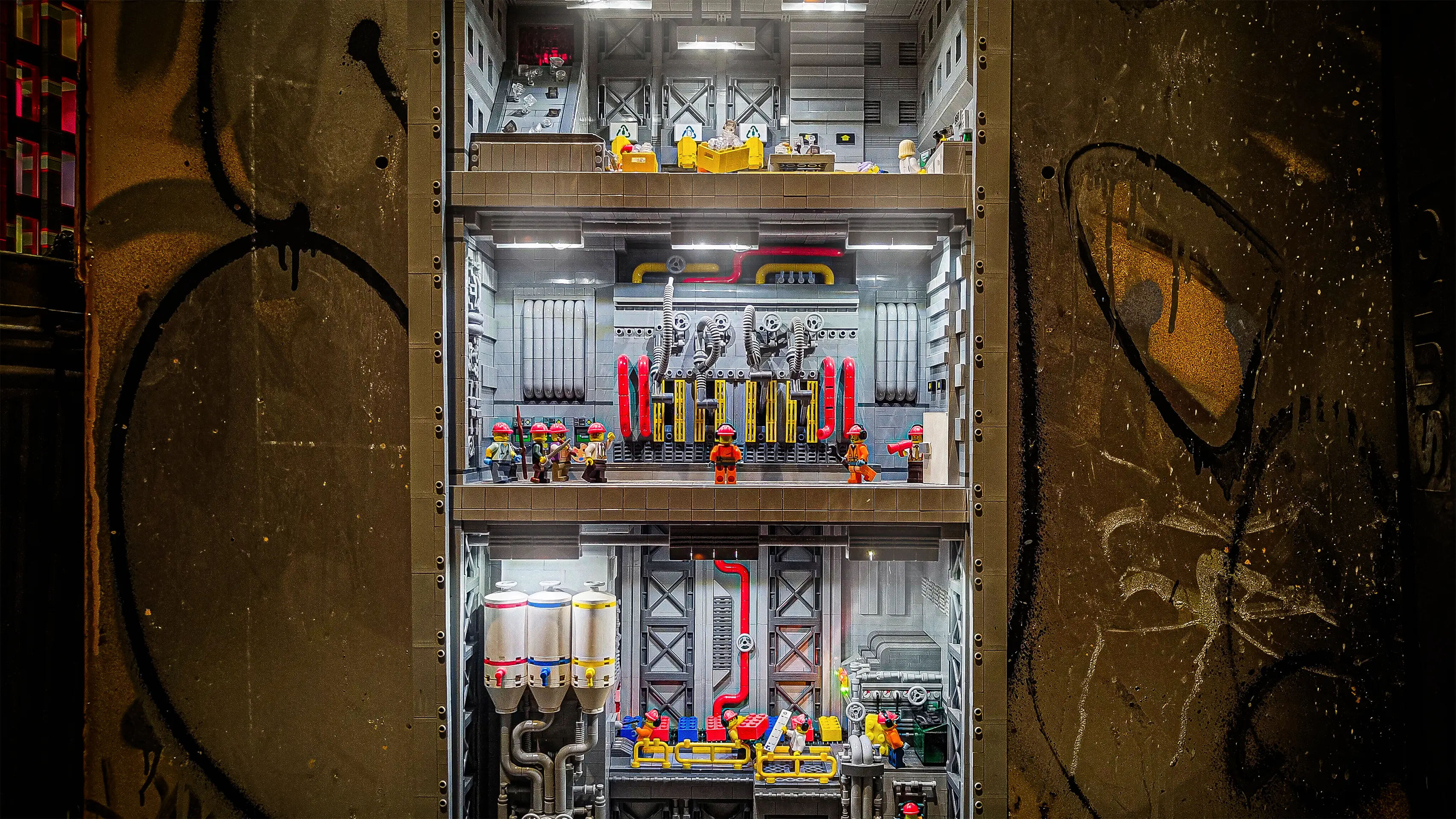 Lego creation from the Relics Exhibitions