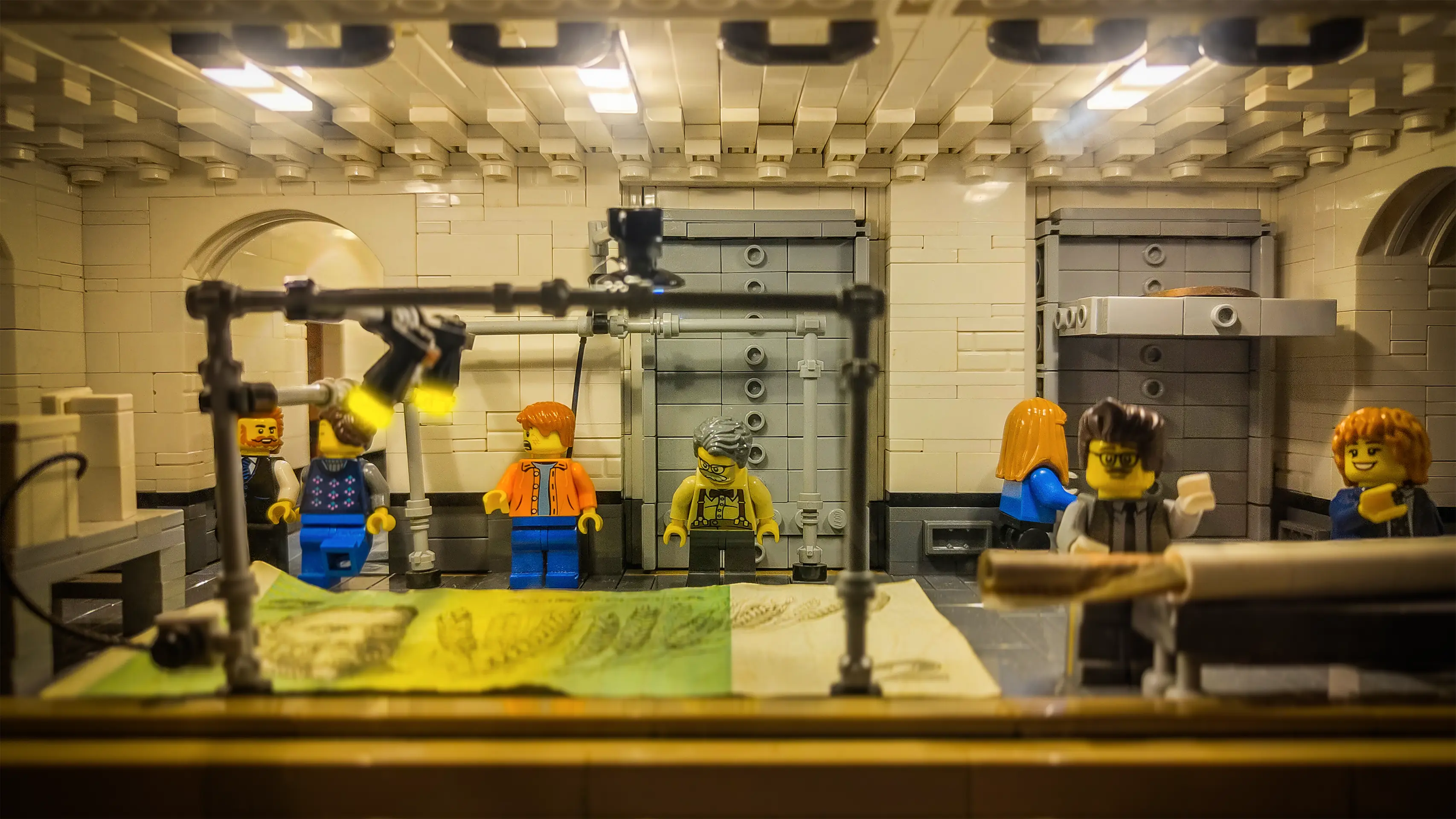 Lego creation from the Relics Exhibitions
