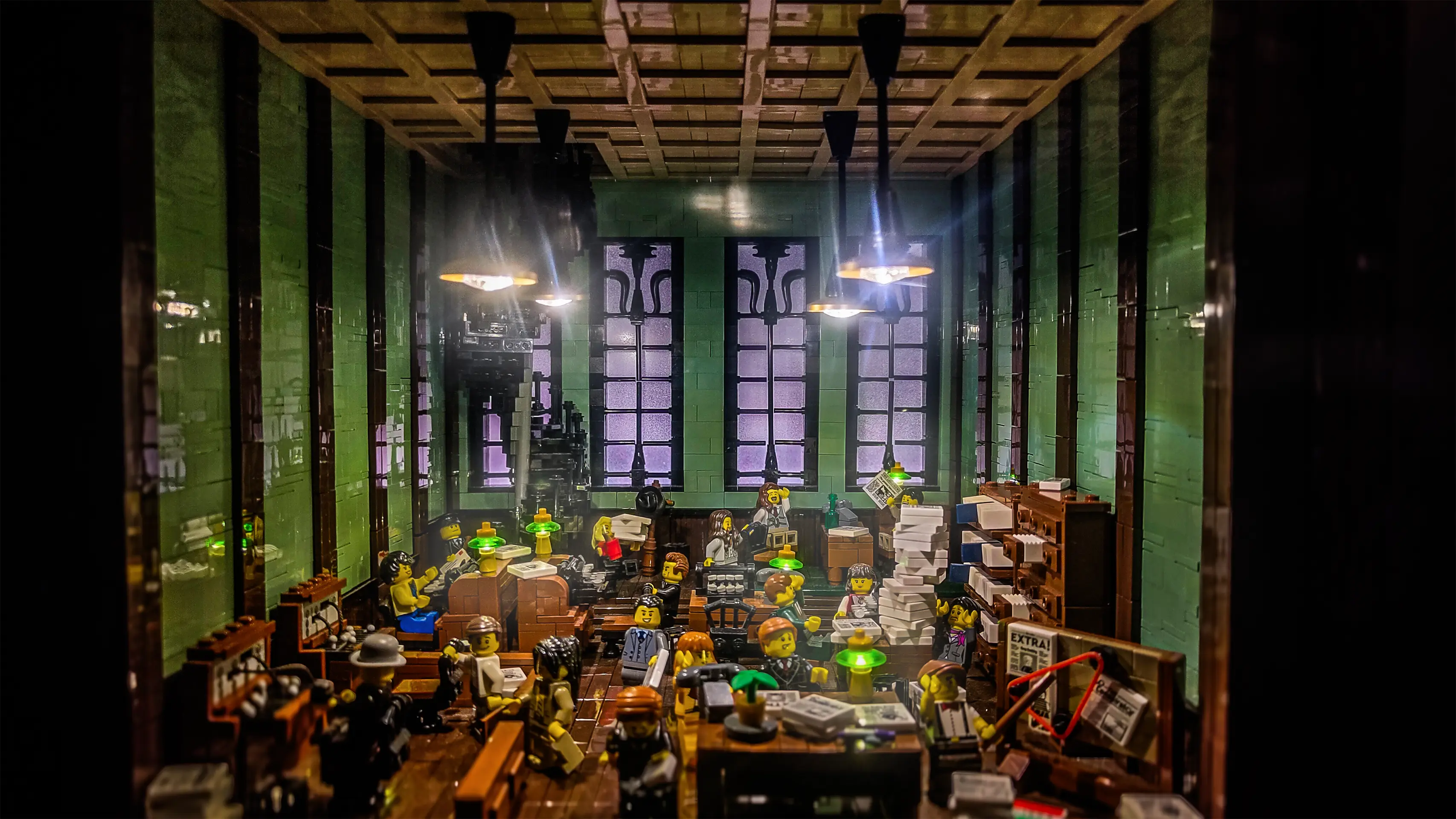 Lego creation from the Relics Exhibitions