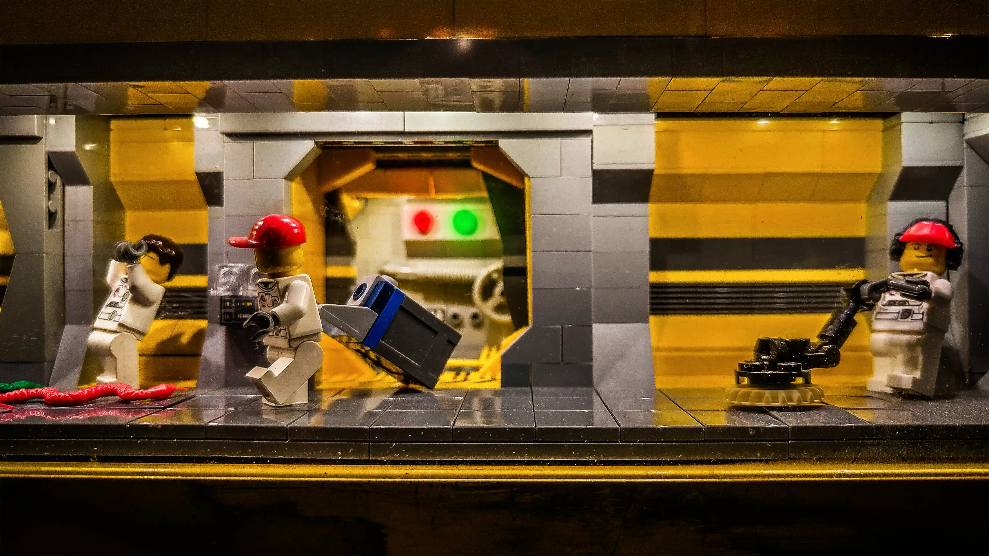Lego creation from the Relics Exhibitions