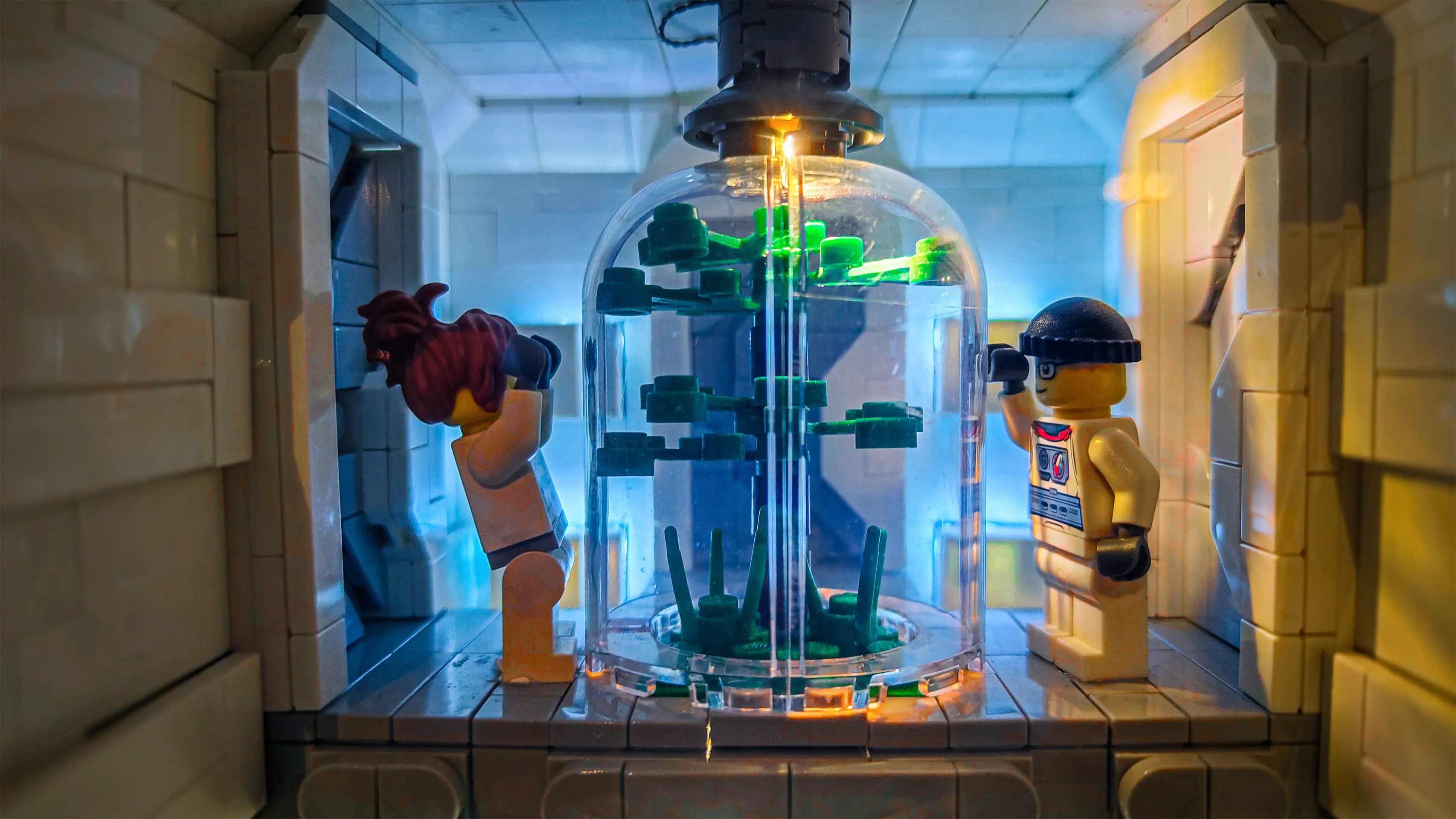 Lego creation from the Relics Exhibitions