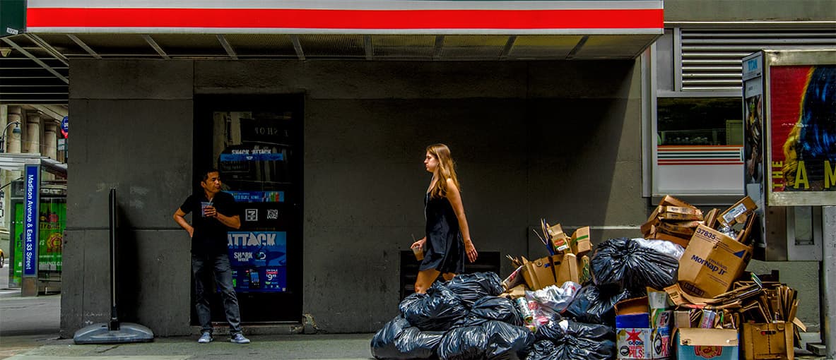 Rubbish, Manhattan (2016)