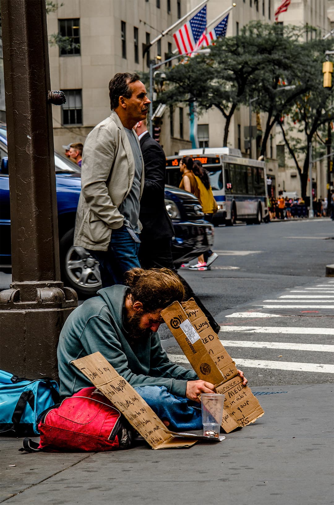 Begging, Manhattan (2016)