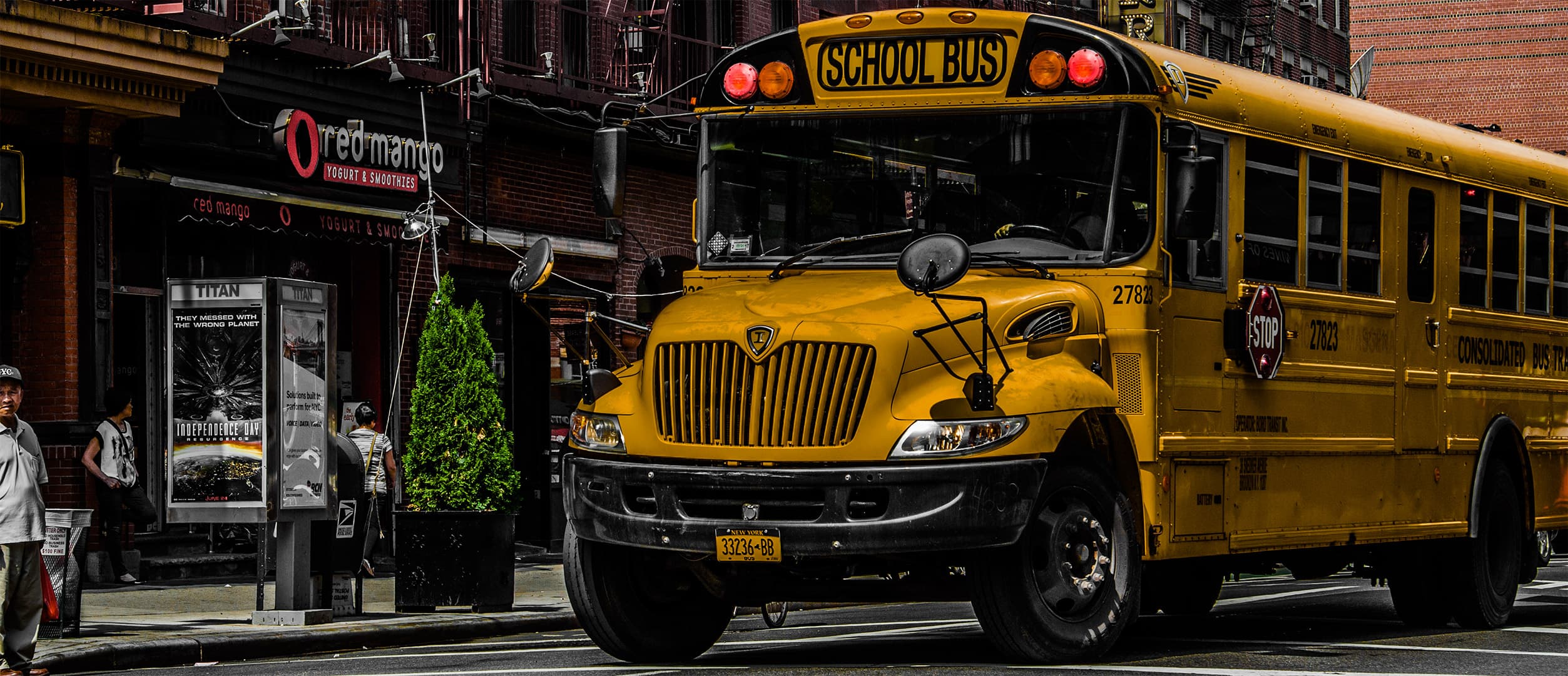 School Bus, Manhattan (2016)