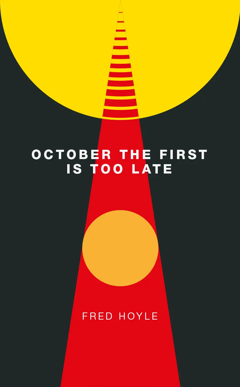 October the First Is Too Late cover design (2015)