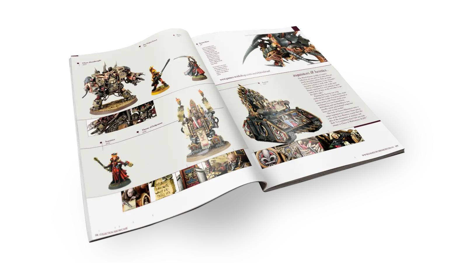 White Dwarf Sinister Appeal Layout. © Games Workshop Limited 2006