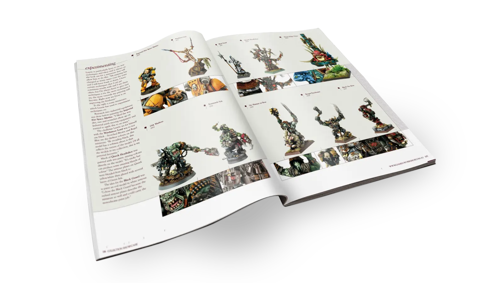 White Dwarf Sinister Appeal Layout. © Games Workshop Limited 2006