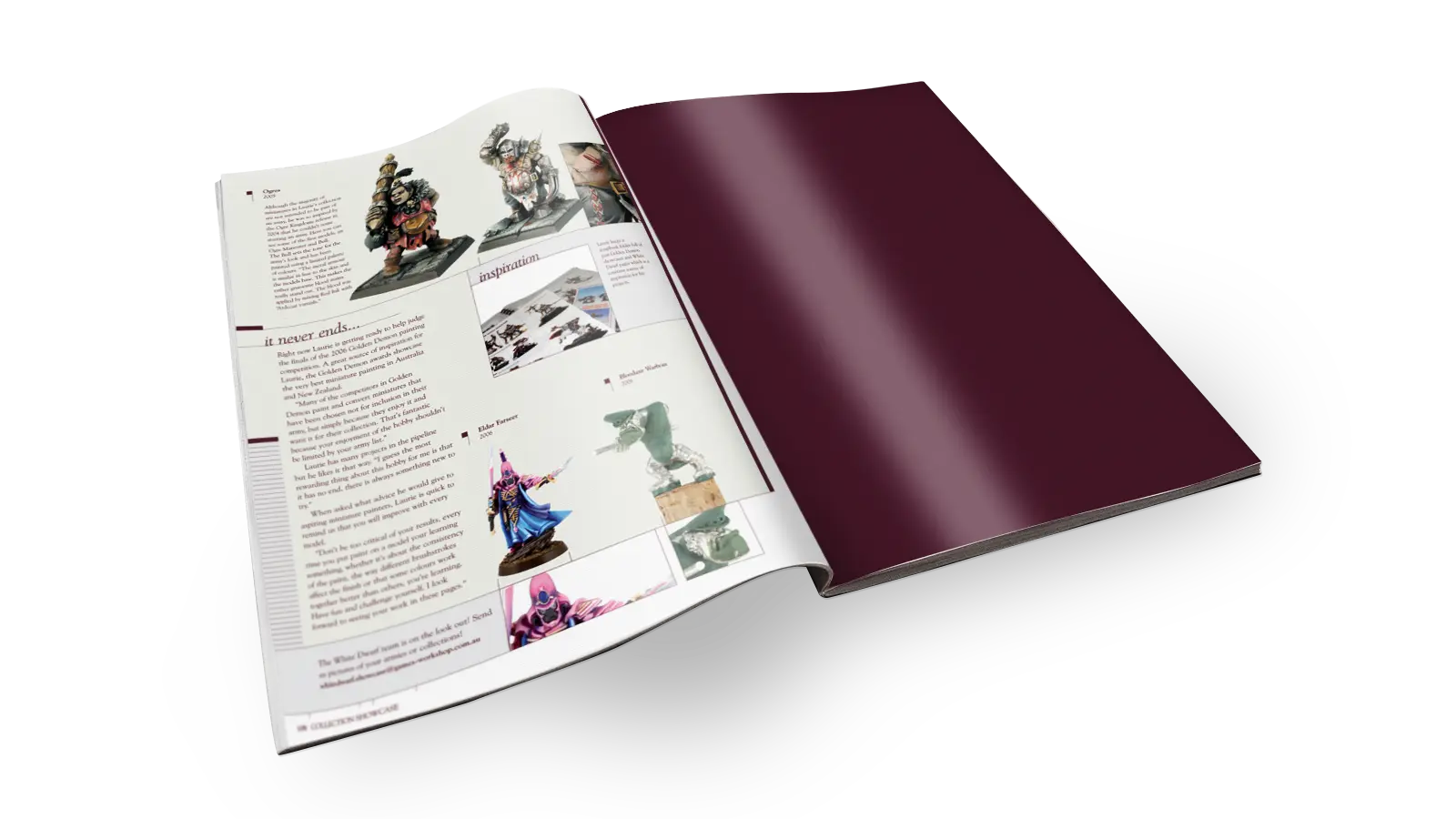 White Dwarf Sinister Appeal Layout. © Games Workshop Limited 2006