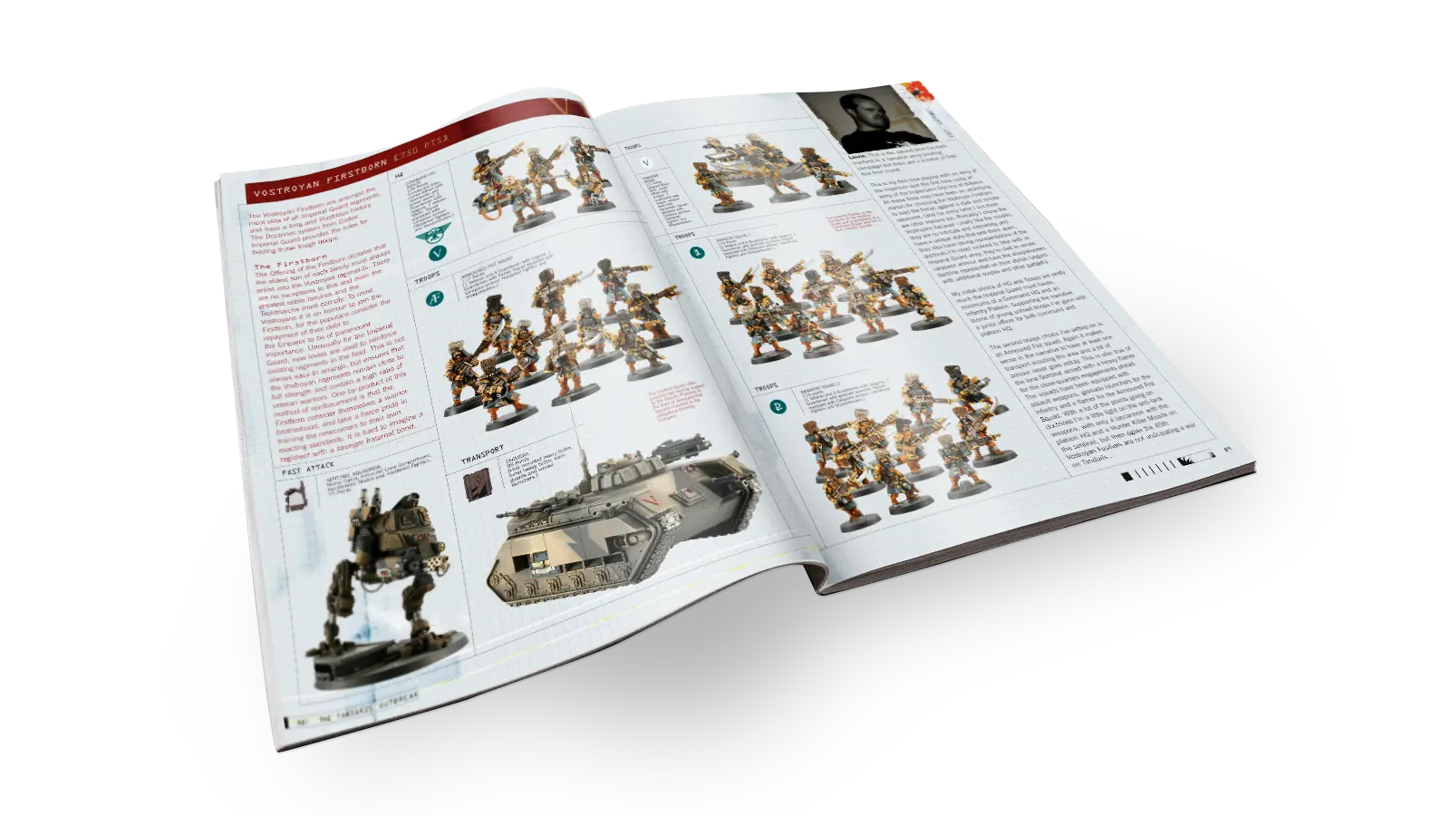 White Dwarf - The Tandaris Outbreak Part I Layout. © Games Workshop Limited 2007
