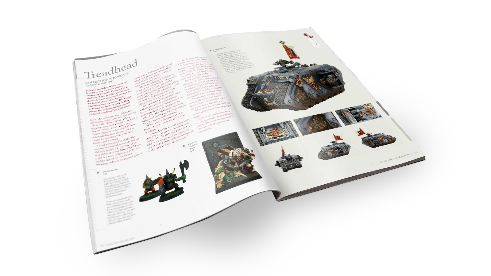 White Dwarf Tread Head Layout. © Games Workshop Limited 2007