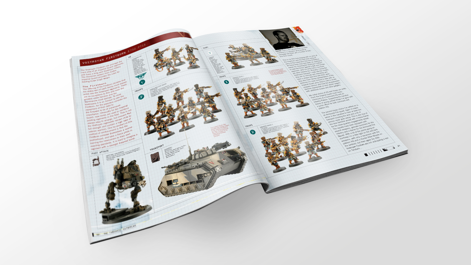White Dwarf - The Tandaris Outbreak Part I Layout. © Games Workshop Limited 2007