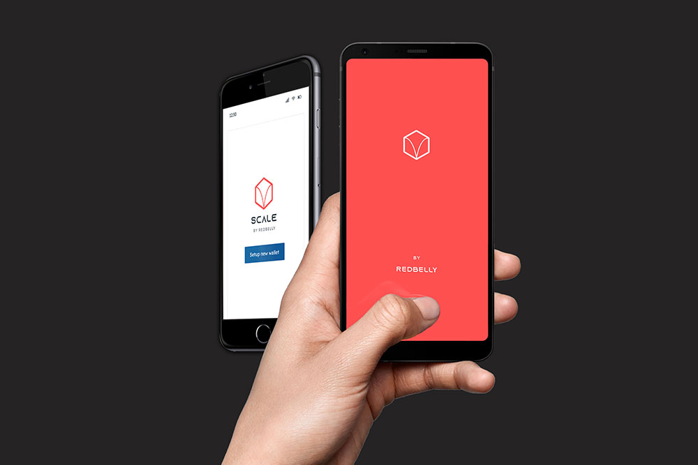 Scale (Redbelly Official Wallet) design mockup