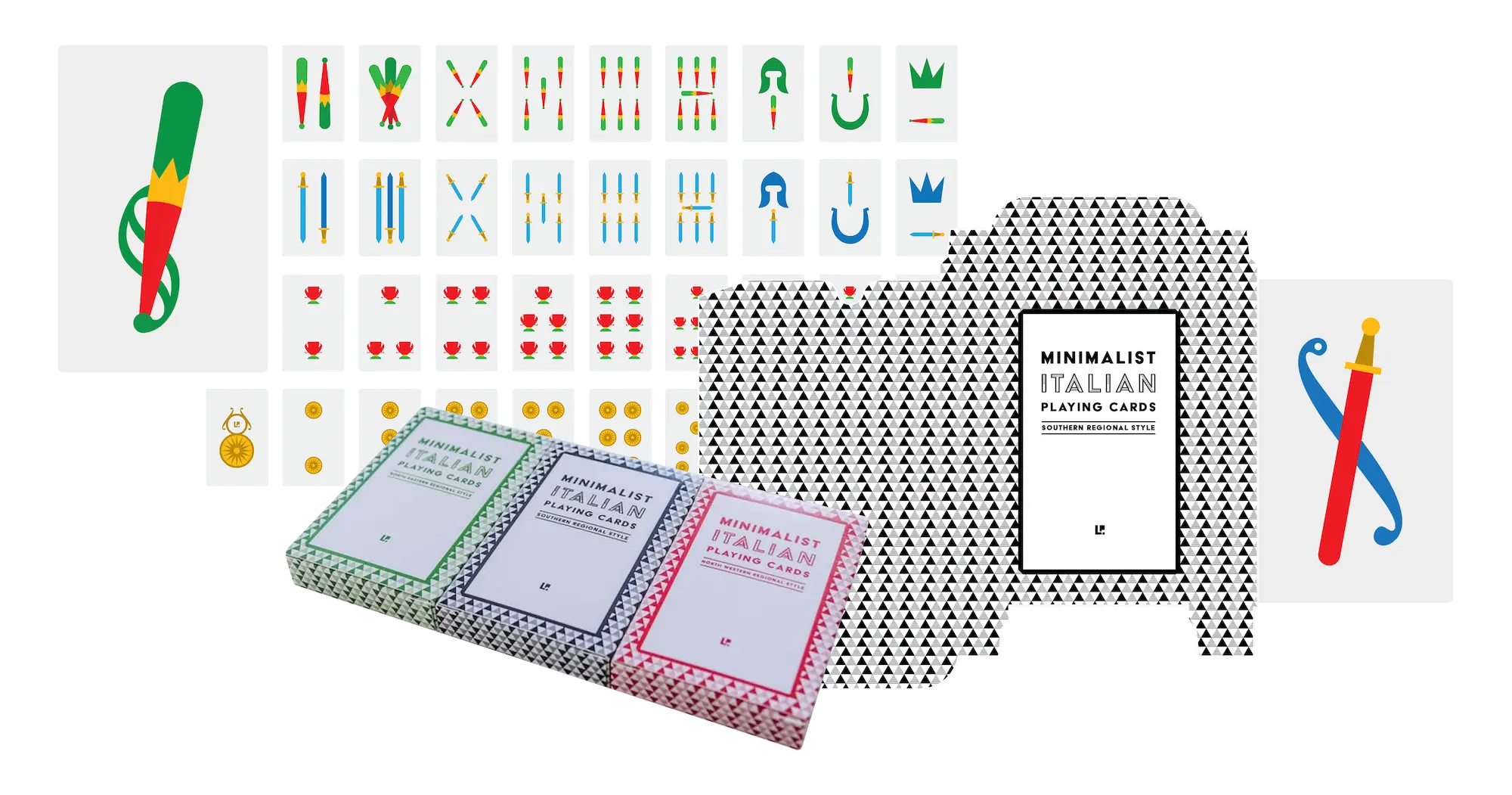 A photo of the Minimalist Italian Playcards packaging
