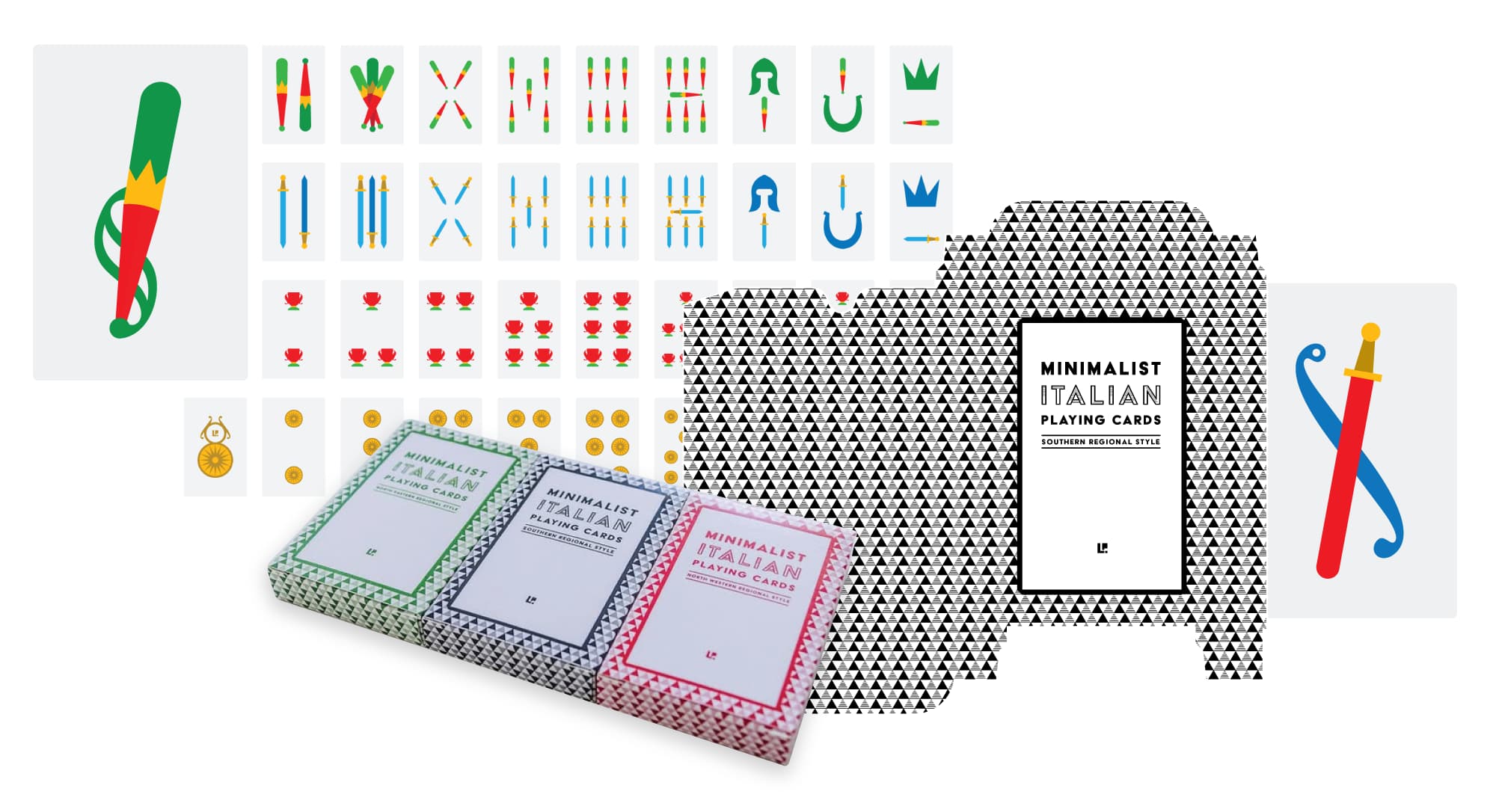 A photo of the Minimalist Italian Playcards packaging