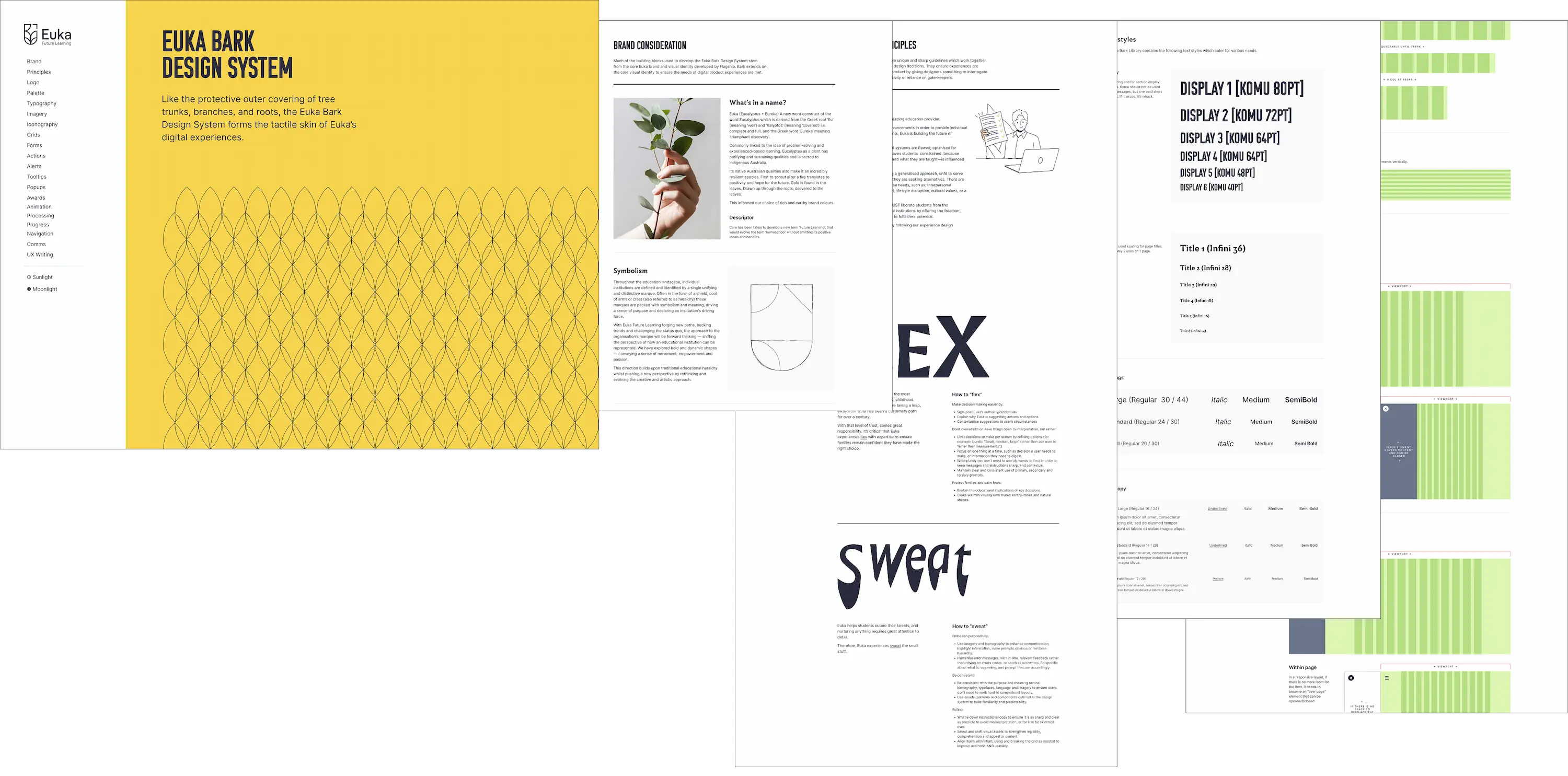 Example pages from the Bark documentation.